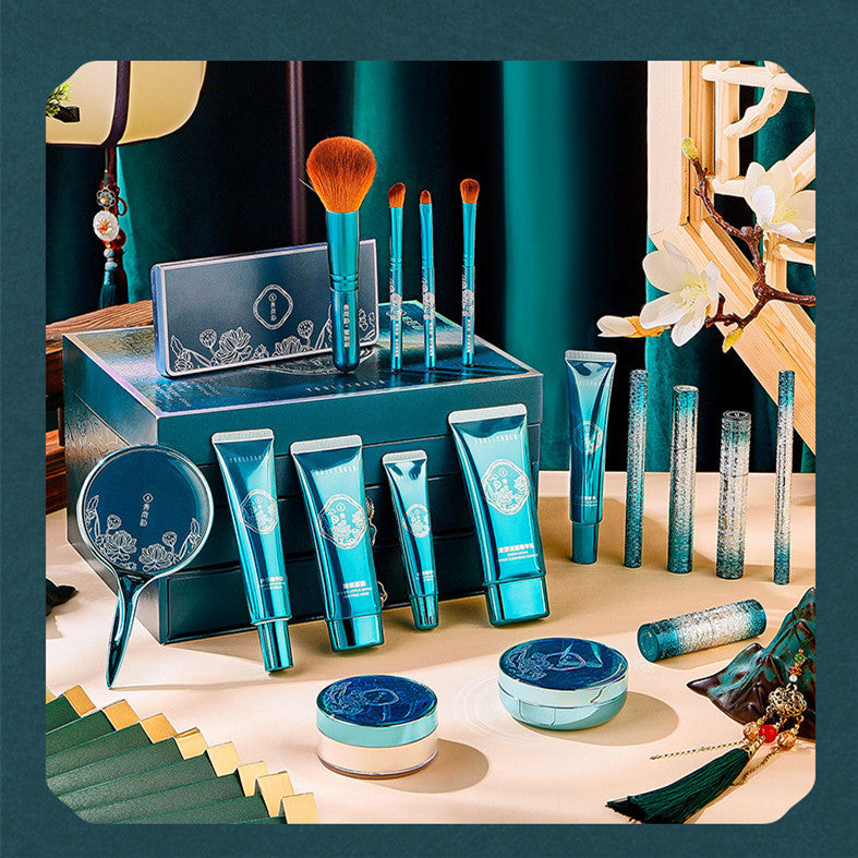 Green Lotus Beauty Makeup And Skin Care 18 Pieces Suit Green Lotus Beauty Makeup And Skin Care 18 Pieces Suit